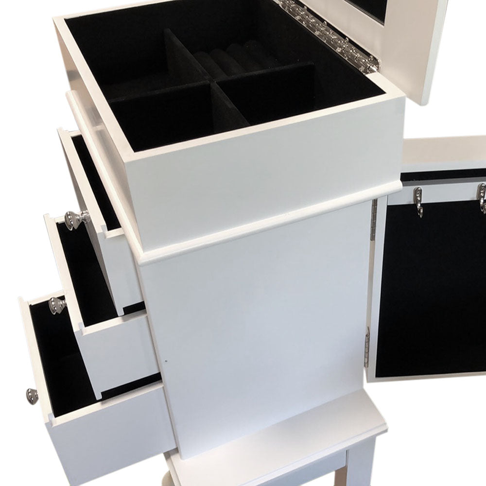 Jewelery cabinet, white