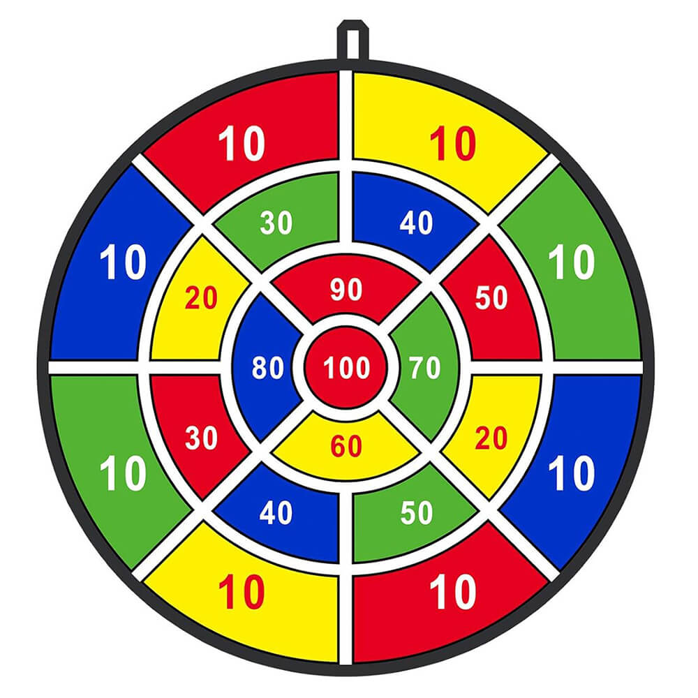 Joc de darts bord cu bile autoadezive
