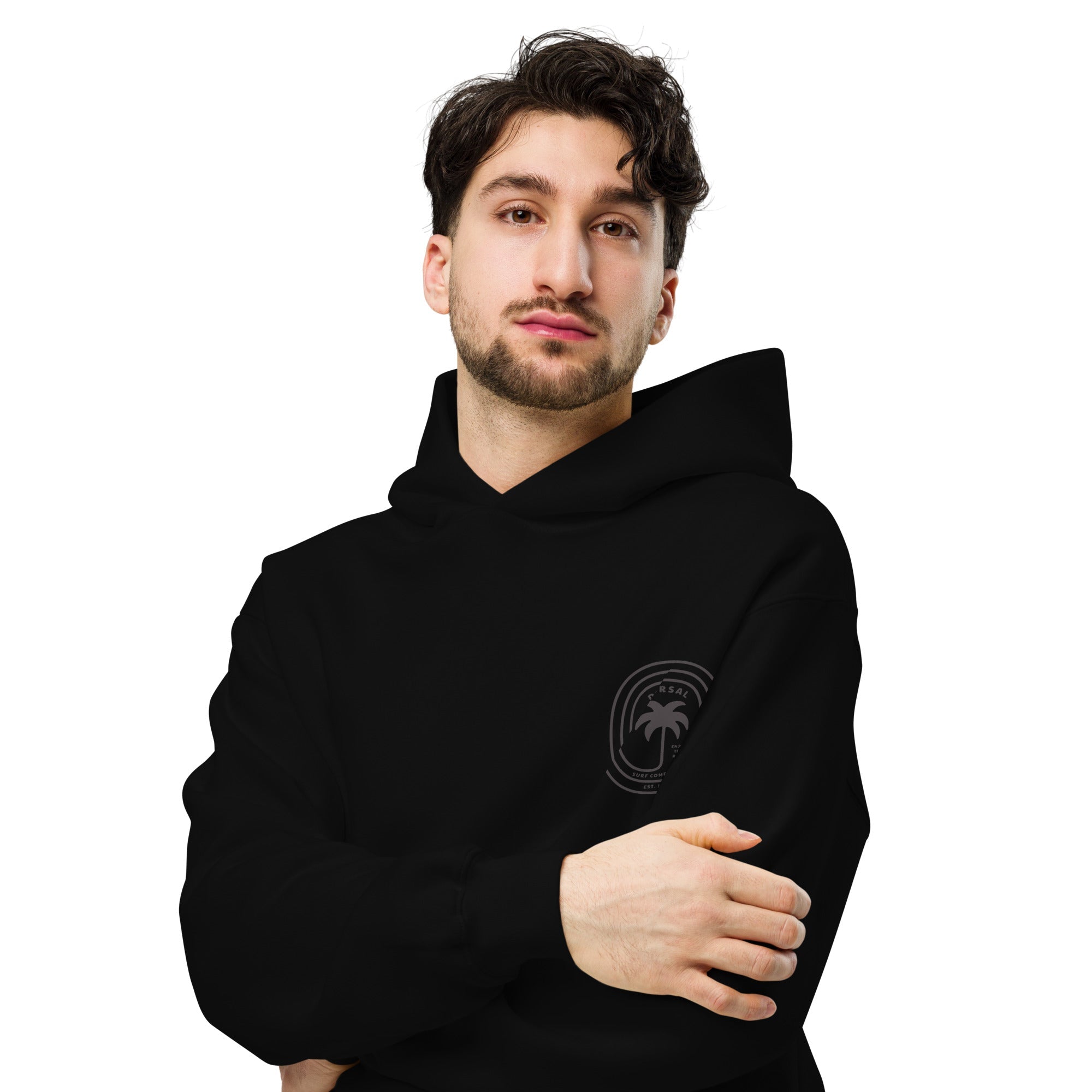 DORSAL Palm Non-Fade Unisex Pull Over Hoodie